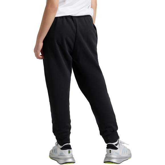 Spodnie dla dzieci adidas Essentials Linear Logo czarne IB8907
