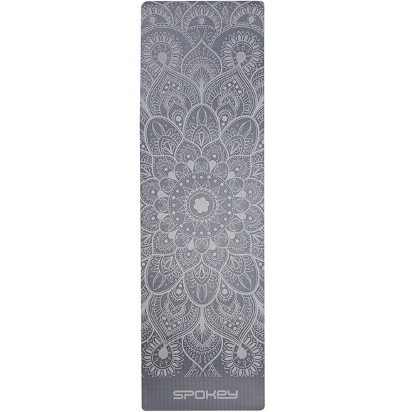 Mata do jogi i ćwiczeń Spokey Mandala TPE 200x61x0,4 cm szara 929857