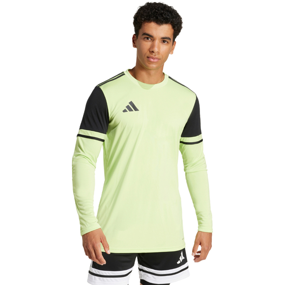 Koszulka bramkarska męska adidas Squadra 25 Long Sleeve limonkowa JG1129