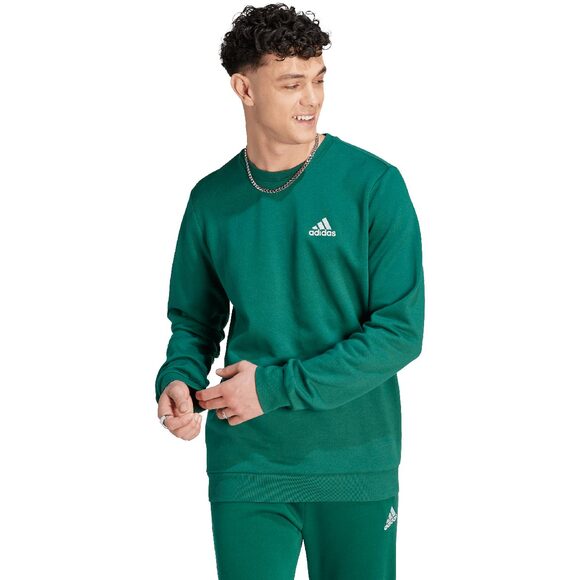 Bluza męska adidas Essentials Fleece zielona IJ8893