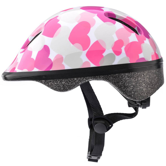 Kask rowerowy Meteor KS06 Hearts pink roz XS  44-48cm  24818