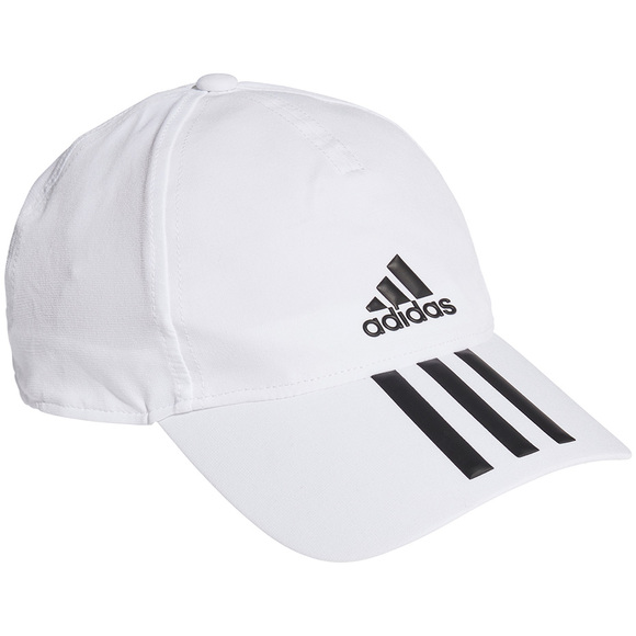 Czapka z daszkiem damska adidas Aeroready Baseball Cap 3 Stripes 4athlts OSFW biała GM4511