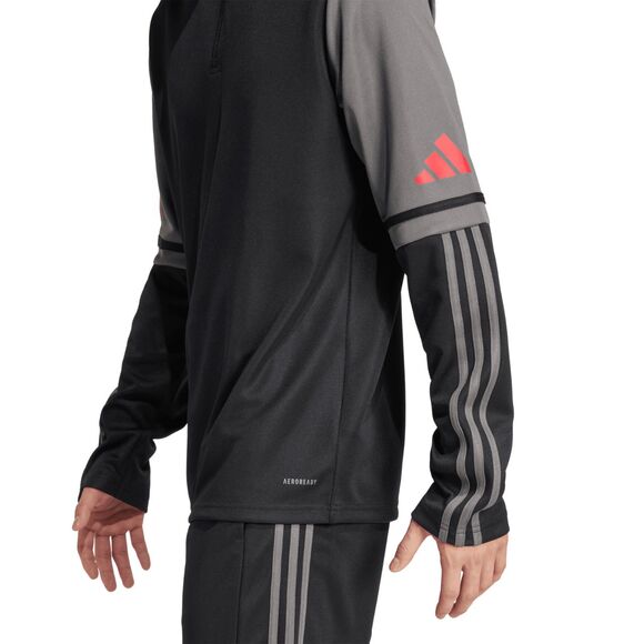 Bluza męska adidas Squadra 25 Training Top czarno-szara JD1629