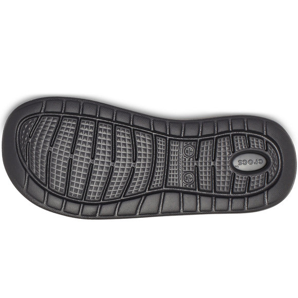 Klapki Crocs Literide Slide czarno-szare 205183 0DD 