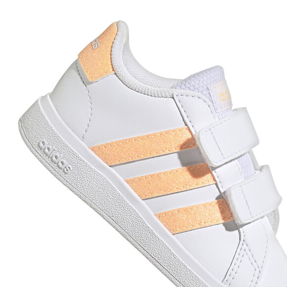 Buty dla dzieci adidas Grand Court 2.0 CF białe HP8916