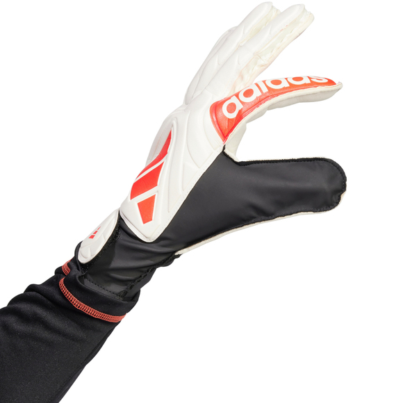 Rękawice bramkarskie adidas Copa Club Goalkeeper biało-pomarańczowe JH3789