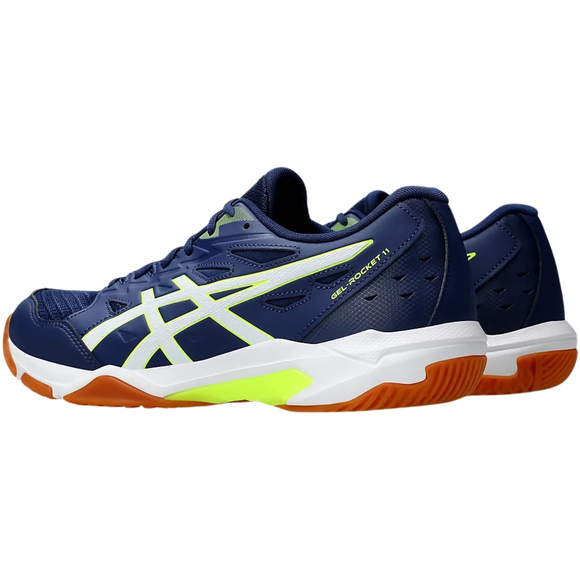 Buty męskie do siatkówki Asics Gel-Rocket 11 granatowo-limonkowe 1071A091 403