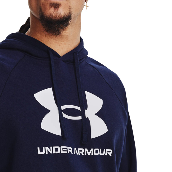 Bluza męska Under Armour Rival Fleece Logo HD granatowa 1379758 410