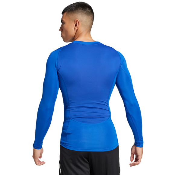 Koszulka męska adidas Techfit Long Sleeve Tee niebieska JP2921