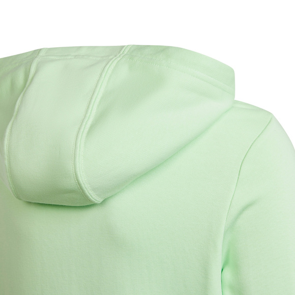 Bluza dla dzieci adidas Big Logo Essentials Cotton Hoodie jasnozielona IS2591