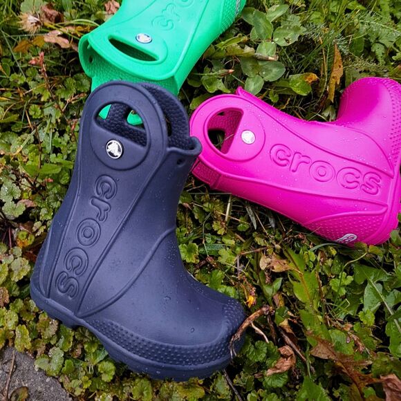 Kalosze dla dzieci Crocs różowe 12803 6X0