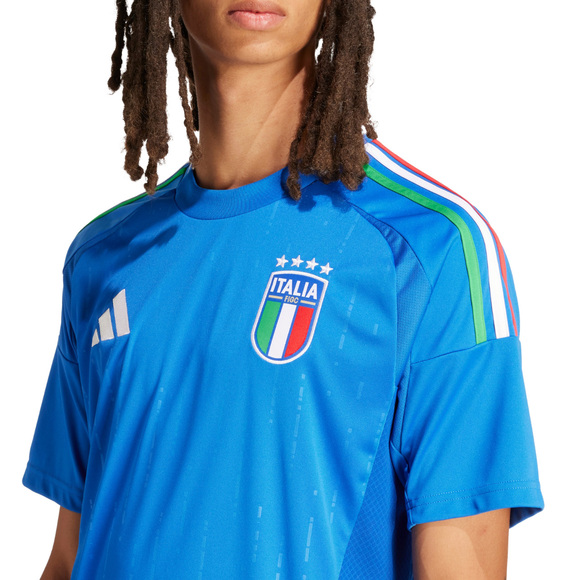 Koszulka męska adidas Italy 24 Home niebieska IN0657