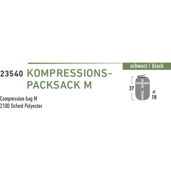 Worek kompresyjny High Peak (37x18cm) roz M 23540  