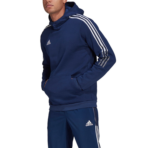 Bluza męska adidas Tiro 21 Sweat Hoody granatowa GH4464