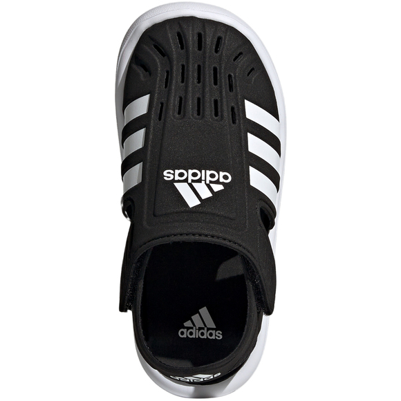 Sandały dla dzieci adidas Closed-Toe Summer Water czarno-białe GW0384