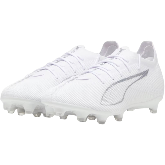 Buty piłkarskie Puma Ultra 5 Pro FG/AG białe 107685 04