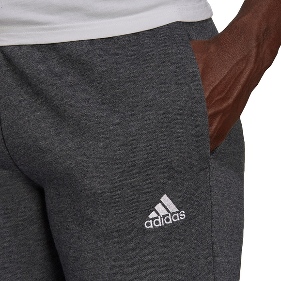 Spodnie damskie adidas Essentials Slim Tapered Cuffed Pant ciemnoszare HA0265