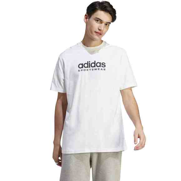 Koszulka męska adidas All SZN Graphic Tee biała IC9821