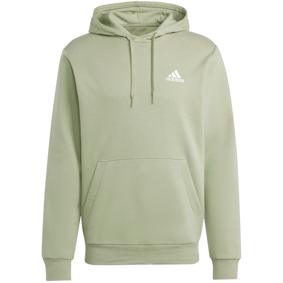 Bluza męska adidas Essentials Fleece Hoodie zielona JJ4662