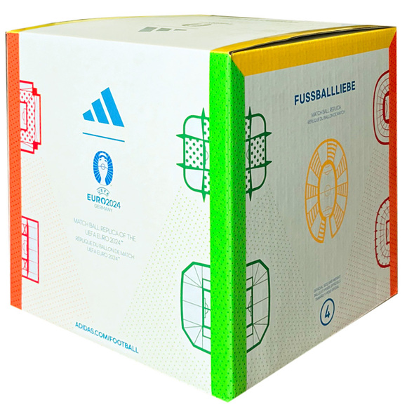 Piłka nożna adidas Euro24 Fussballliebe League Box IN9369