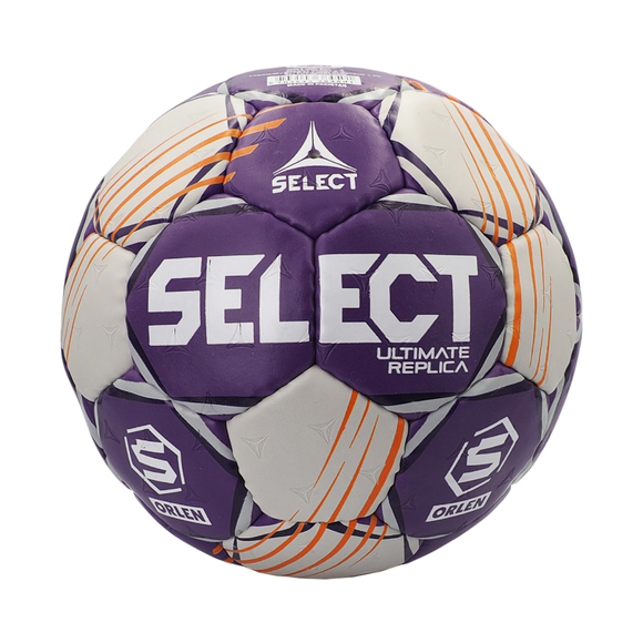 Piłka ręczna Select Ultimate Orlen Superliga 1 EHF Replica fioletowo-szara 13473