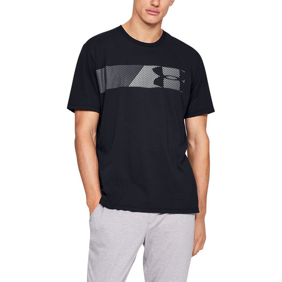 Koszulka męska Under Armour fast left chest czarna 1329584 001