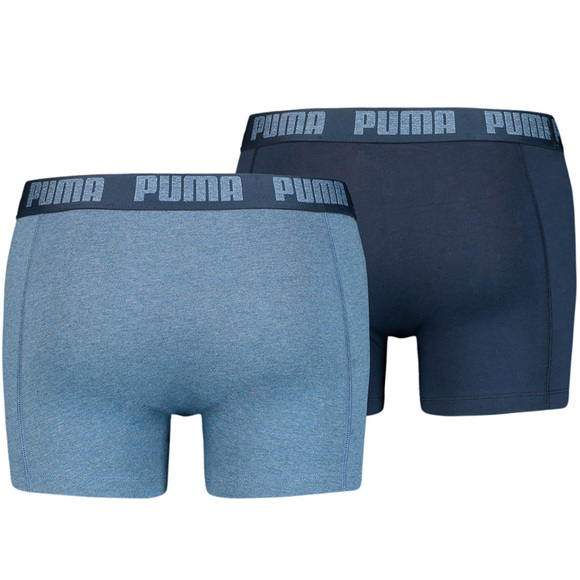 Bokserki męskie Puma Basic Boxer 2P niebieskie, granatowe 906823 36