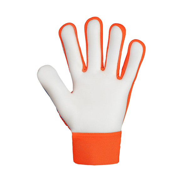 Rękawice bramkarskie Reusch Attrakt Starter Solid Finger Support Junior pomarańczowo-niebieskie 5472511 2290