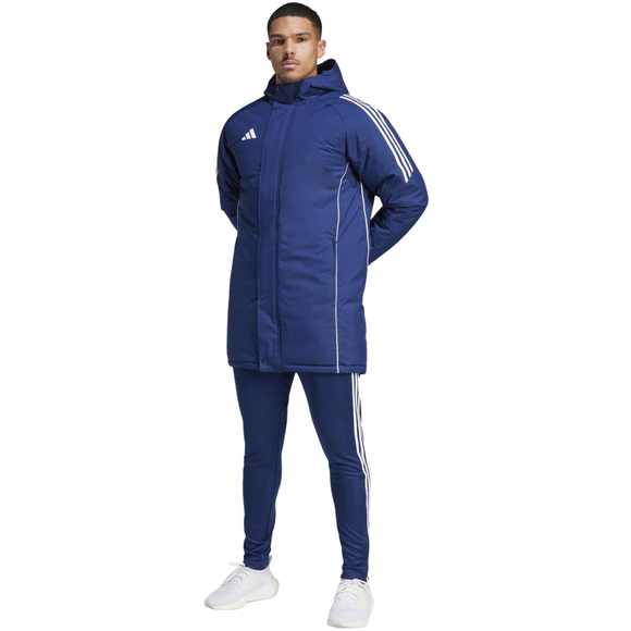 Kurtka męska adidas Tiro 24 Stadium Parka niebieska IR9495