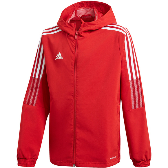 Kurtka dla dzieci adidas Tiro 21 Windbreaker czerwona GP4976