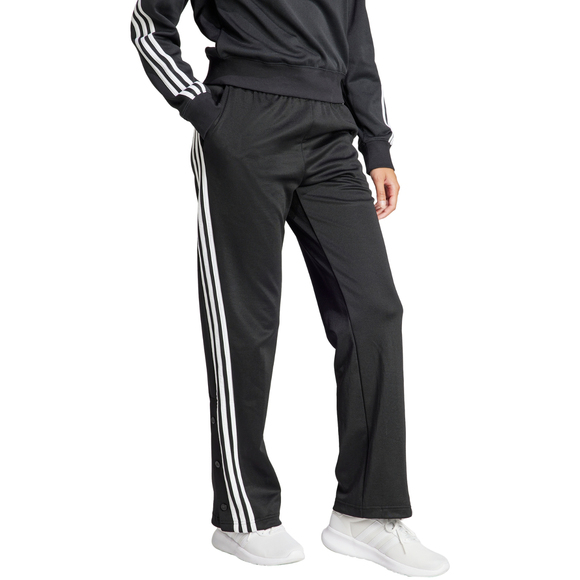 Spodnie damskie adidas Iconic Wrapping 3-Stripes Snap czarne IN1833