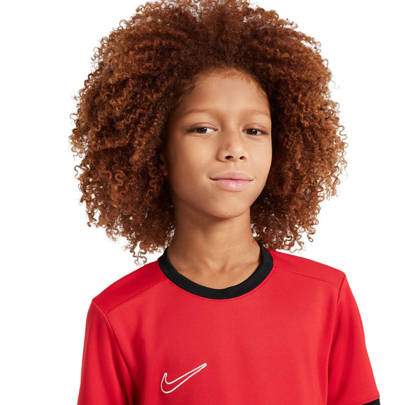 Koszulka dla dzieci Nike Dri-Fit Academy 25 SS czerwona FZ9758 657 