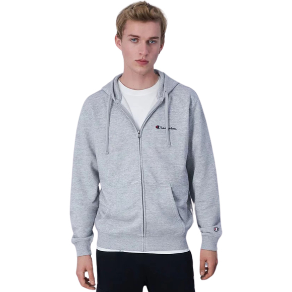 Bluza męska Champion Full Zip Hoodie szara 220260 EM021