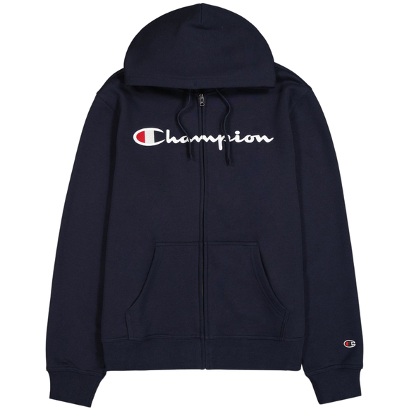 Bluza męska Champion Full Zip Hoodie granatowa 220255 BS501