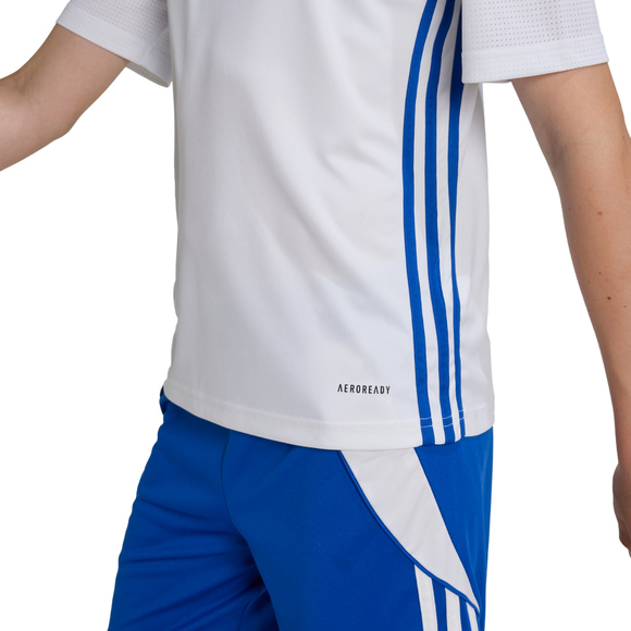 Koszulka dla dzieci adidas Tabela 23 Jersey biało-niebieska JJ1154