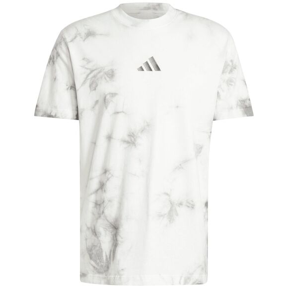 Koszulka męska adidas All Szn Wash Tee biało-szara IX1260