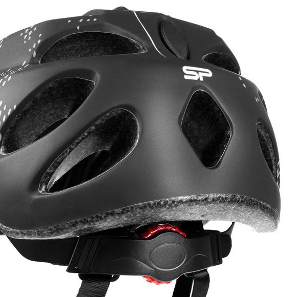 Kask rowerowy Spokey Checkpoint 58-61 cm szaro-czarny 926891