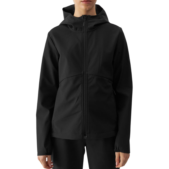 Kurtka damska softshell 4F F285 głęboka czerń 4FWAW24TSOFF285 20S 