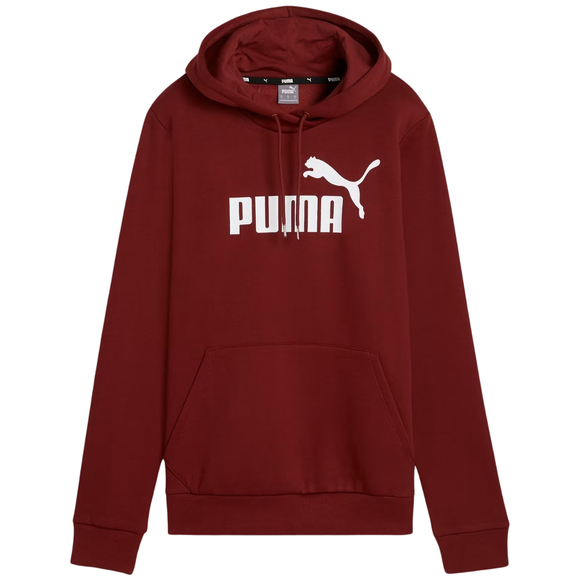 Bluza damska Puma ESS Logo Hoodie FL bordowa 586789 13 x