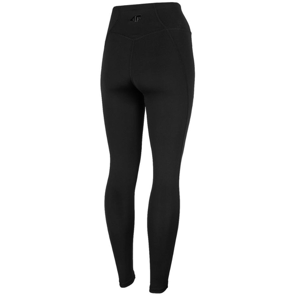 Legginsy fukncyjne damskie 4F głęboka czerń H4Z22 SPDF011 20S