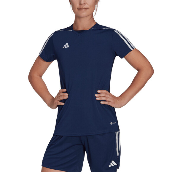 Koszulka damska adidas Tiro 23 League Jersey granatowa HR4613