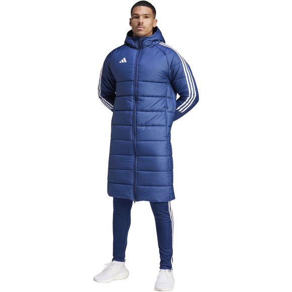 Płaszcz adidas męski Tiro 24 Long niebieski IR9502