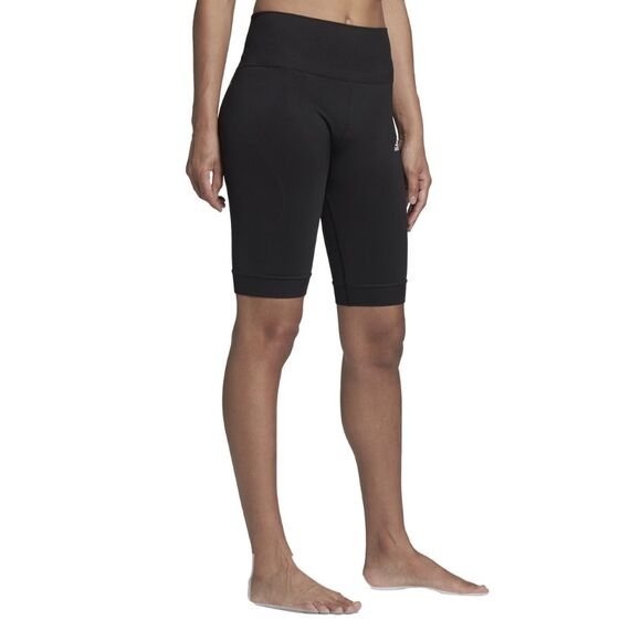 Legginsy damskie adidas Aeroknit Seamless Short Tights czarne HA6607