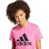 Koszulka damska adidas Loungewear Essentials Logo Tee różowa IR5413