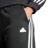 Spodnie damskie adidas Iconic Wrapping 3-Stripes Snap czarne IN1833