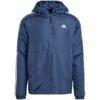 Kurtka męska adidas Essentials 3-Stripes Insulated Hooded granatowa IS1278