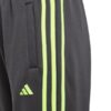 Spodnie dla dzieci adidas Train Essentials Aeroready czarno-zielone HZ0087