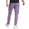 Spodnie męskie adidas Essentials Single Jersey Tapered Open Hem 3-Stripes fioletowe IJ8699