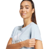 Koszulka damska adidas Loungewear Essentials Logo Tee jasnoniebieska IR5408