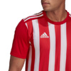 Koszulka męska adidas Striped 21 Jersey czerwono-biała GN7624